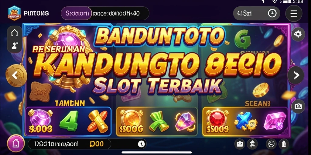 Tampilan menarik dari gameplay Slot BANDUNGTOTO yang seru.