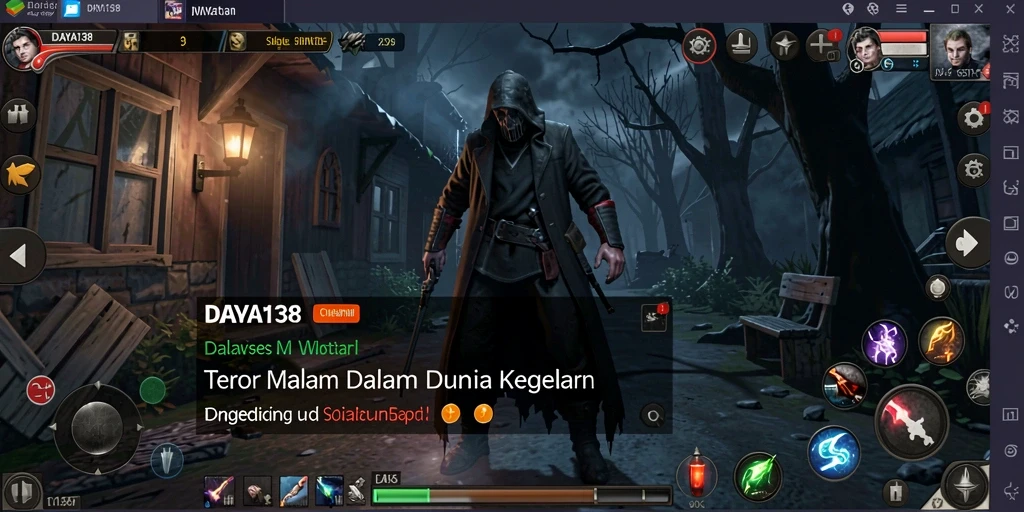 Gameplay menegangkan di dalam kegelapan yang mencekam.