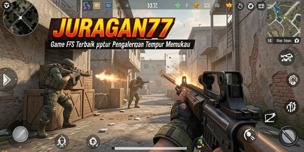 Tampilan menakjubkan dari gameplay <strong>JURAGAN77</strong> yang penuh aksi dan strategi.