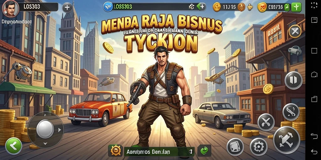 Tampilan gameplay LOS303 yang menarik dalam mengelola bisnis Tycoon.