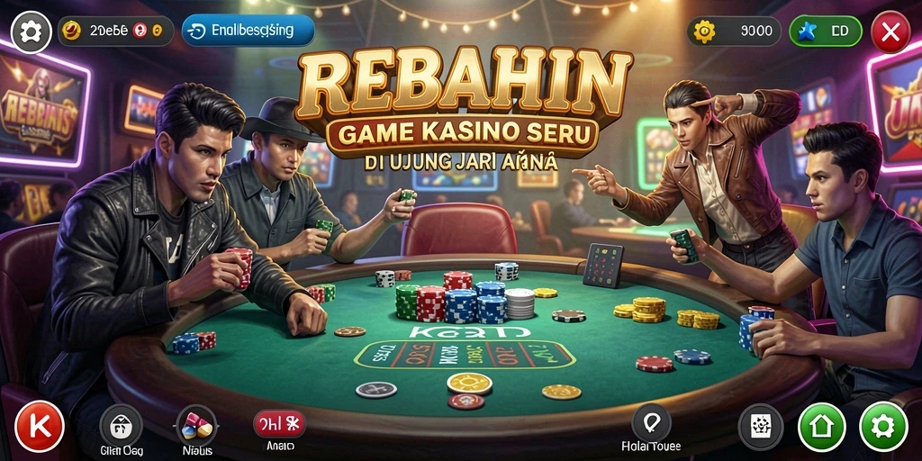 Tampilan menarik dari gameplay seru di REBAHIN.
