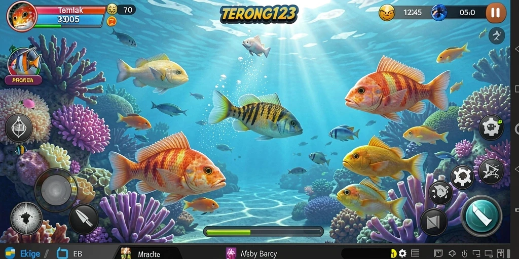 Screenshot gameplay Tembak Ikan yang seru dan menantang.