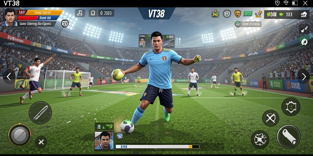 Tampilan gameplay VT38 yang menegangkan dan mengasyikkan.