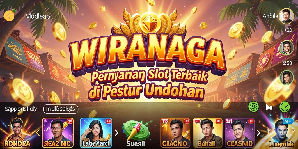 Screenshot gameplay Slot WIRANAGA yang menarik dan menghibur.